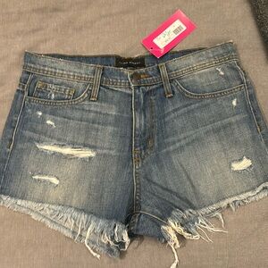 Flying monkey 100% cotton high rise denim shorts size 29